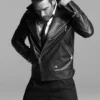 CHAQUETA DE CUERO KARL ESSENTIAL