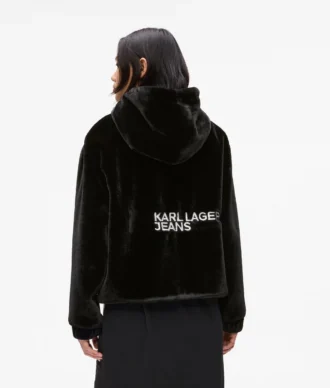 Chaqueta de pelo sintético