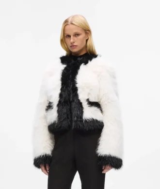 Chaqueta de pelo sintético