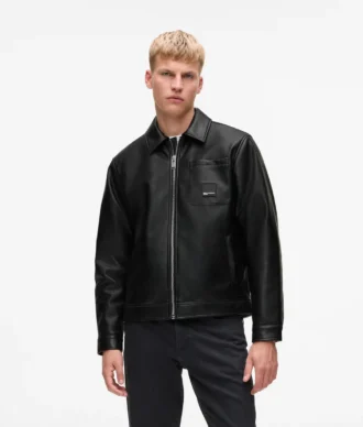 Chaqueta de piel sintética