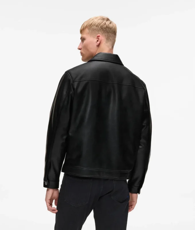 Chaqueta de piel sintética