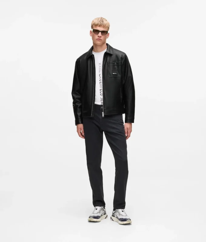 Chaqueta de piel sintética