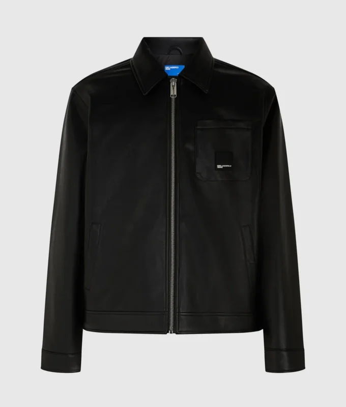Chaqueta de piel sintética
