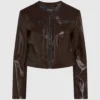 Chaqueta de piel sintética patentada Chaqueta de piel sintética patentada