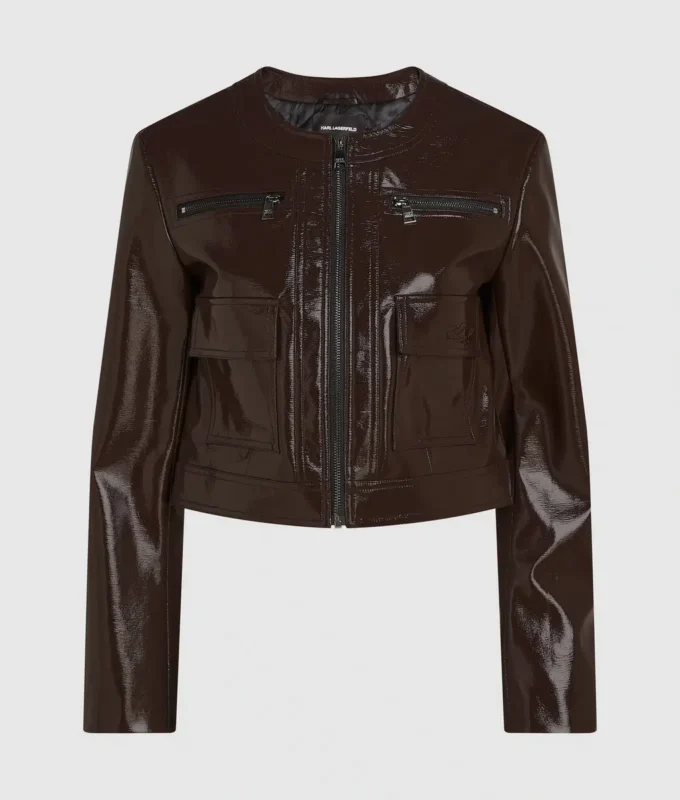 Chaqueta de piel sintética patentada Chaqueta de piel sintética patentada