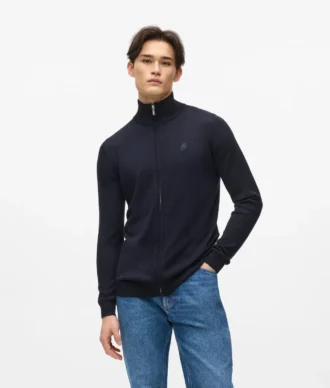 Chaqueta de punto con cremallera
