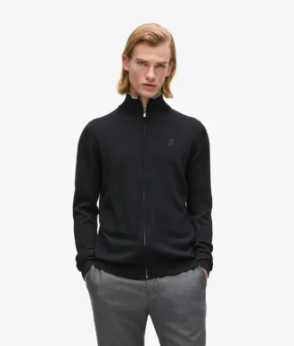 Chaqueta de punto con cremallera