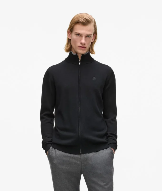 Chaqueta de punto con cremallera Chaqueta de punto con cremallera