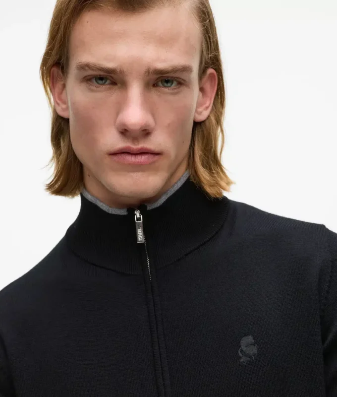 Chaqueta de punto con cremallera Chaqueta de punto con cremallera