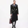 Chaqueta oversize de cuero Chaqueta oversize de cuero