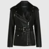 Chaqueta oversize de cuero Chaqueta oversize de cuero