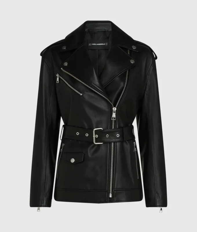 Chaqueta oversize de cuero Chaqueta oversize de cuero
