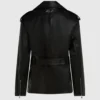 Chaqueta oversize de cuero Chaqueta oversize de cuero