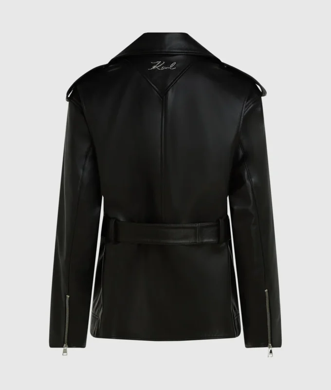 Chaqueta oversize de cuero Chaqueta oversize de cuero