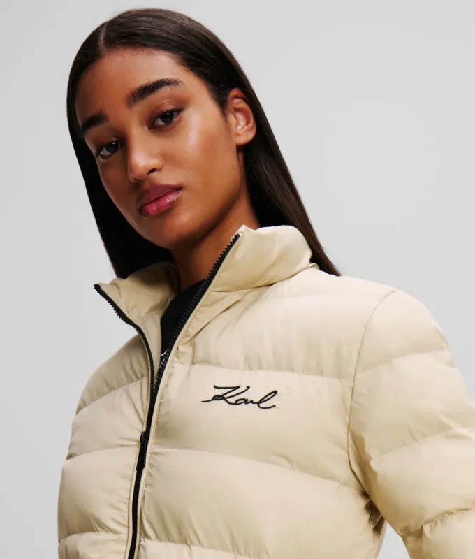 CHAQUETA PUFFER ULTRA LIGERA SIGNATURE CHAQUETA PUFFER ULTRA LIGERA SIGNATURE