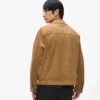 Chaqueta trucker de ante sintético