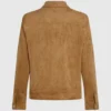 Chaqueta trucker de ante sintético