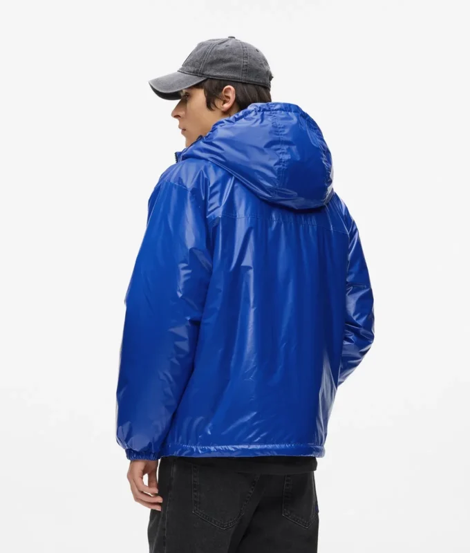 Chaqueta utilitaria brillante
