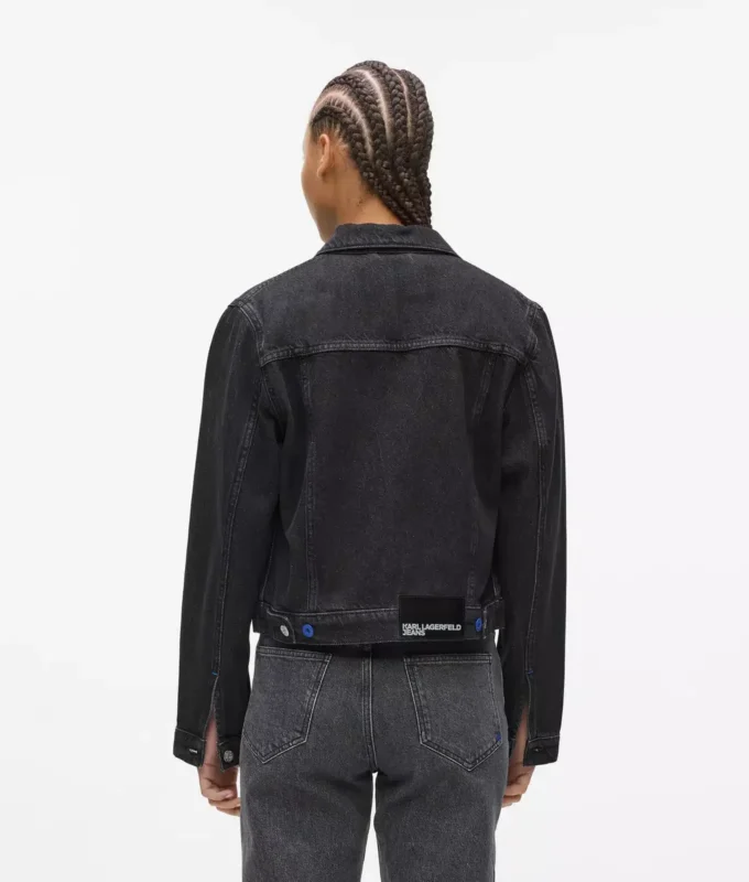Chaqueta vaquera con cordones Chaqueta vaquera con cordones