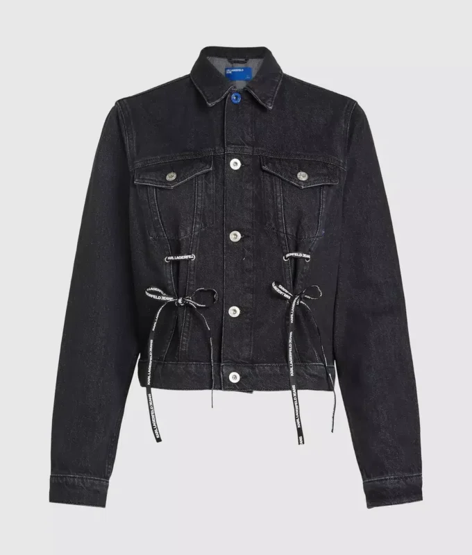Chaqueta vaquera con cordones Chaqueta vaquera con cordones
