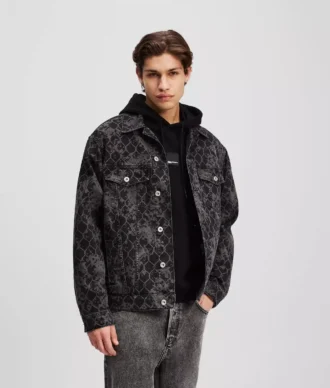 CHAQUETA VAQUERA CON ESTAMPADO INTEGRAL