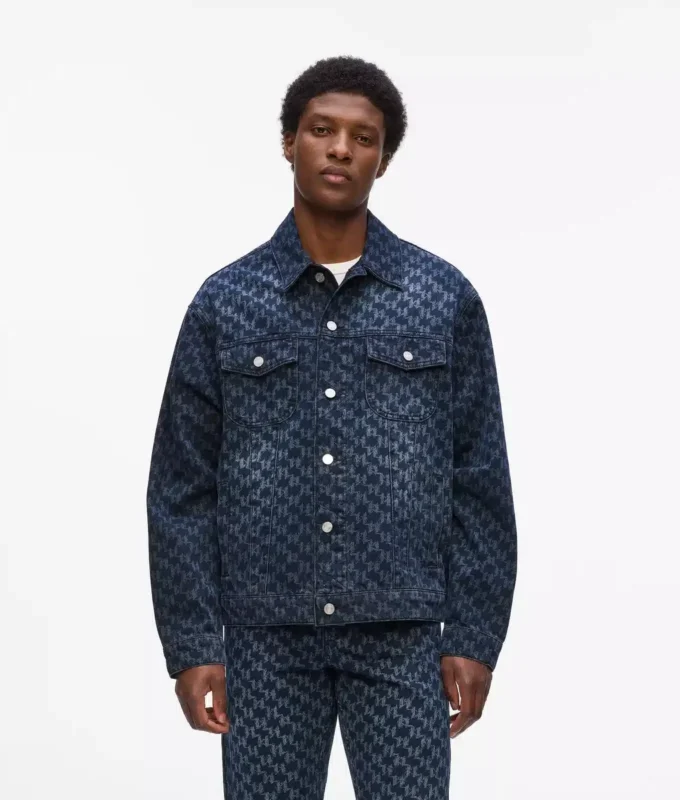Chaqueta vaquera con estampado Monogram integral Chaqueta vaquera con estampado Monogram integral