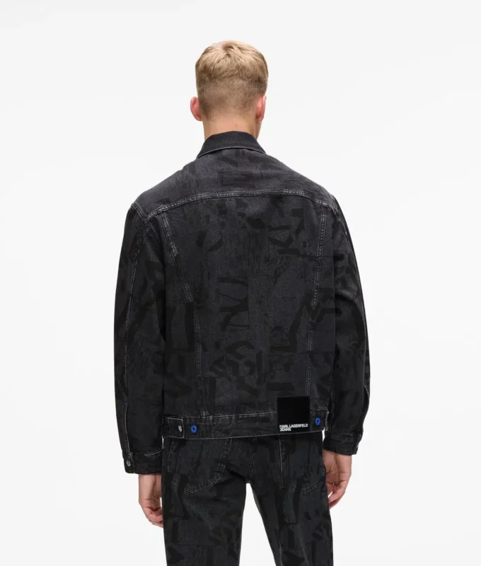 Chaqueta vaquera con estampado Monogram integral Chaqueta vaquera con estampado Monogram integral