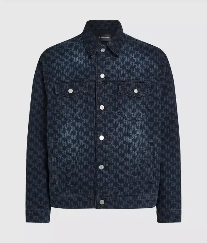 Chaqueta vaquera con estampado Monogram integral Chaqueta vaquera con estampado Monogram integral