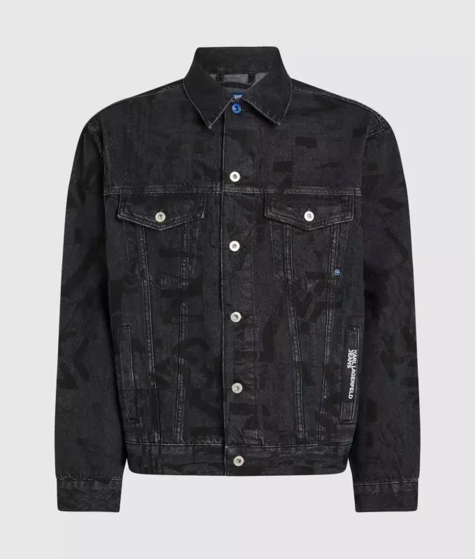 Chaqueta vaquera con estampado Monogram integral Chaqueta vaquera con estampado Monogram integral