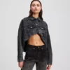 CHAQUETA VAQUERA CROPPED OVERSIZE CHAQUETA VAQUERA CROPPED OVERSIZE