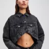 CHAQUETA VAQUERA CROPPED OVERSIZE CHAQUETA VAQUERA CROPPED OVERSIZE
