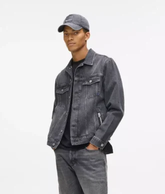 Chaqueta vaquera de corte recto
