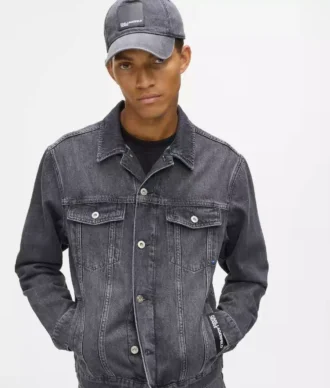 Chaqueta vaquera de corte recto