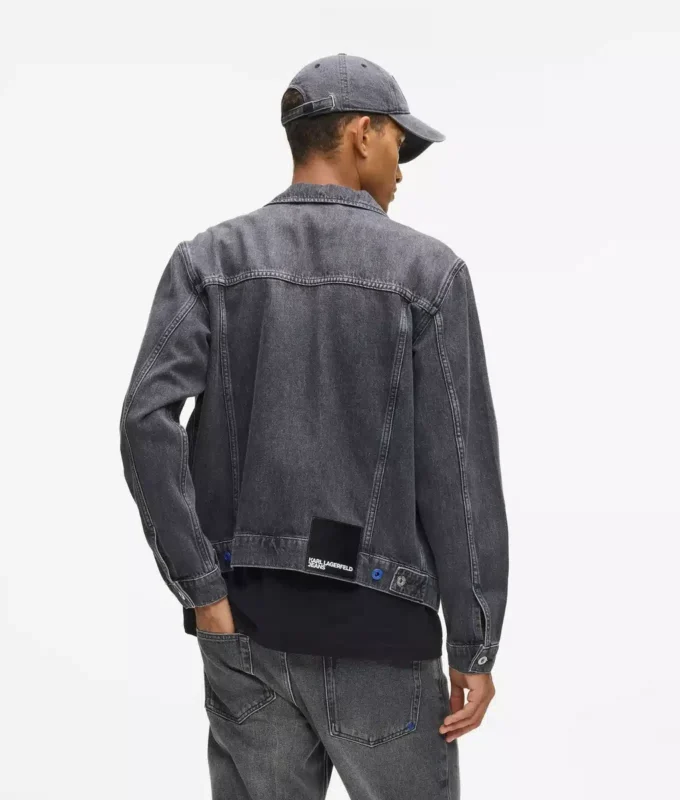 Chaqueta vaquera de corte recto