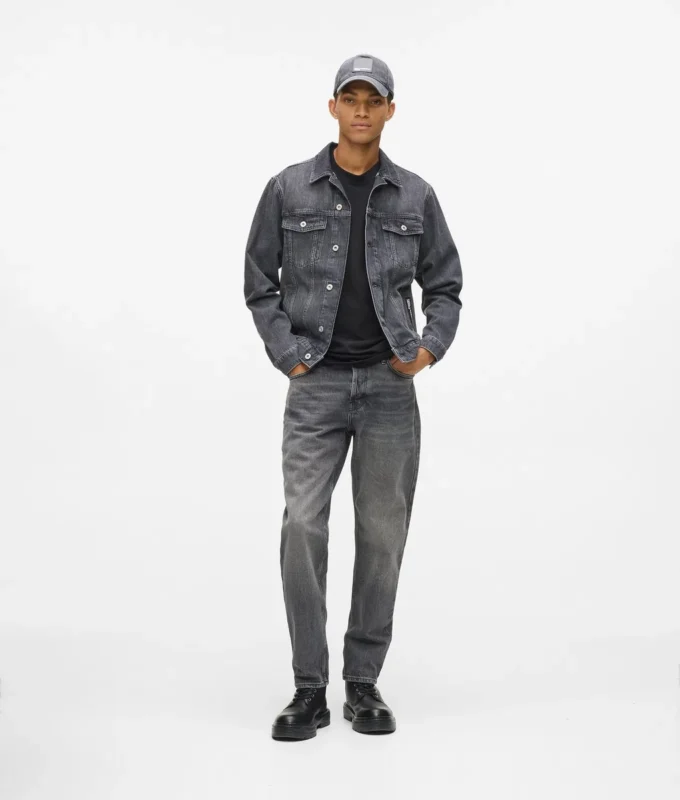Chaqueta vaquera de corte recto