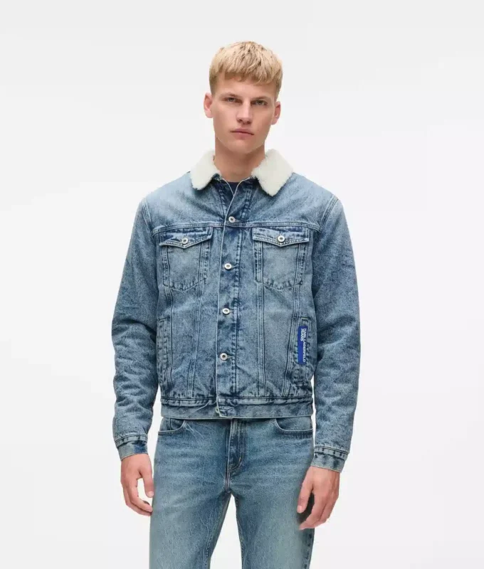 Chaqueta vaquera de piel de oveja