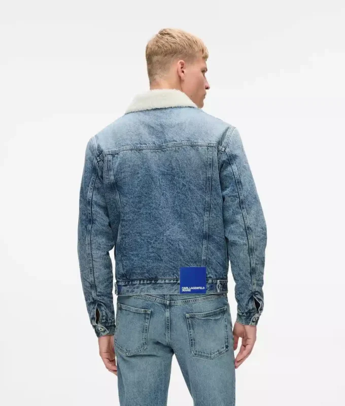 Chaqueta vaquera de piel de oveja