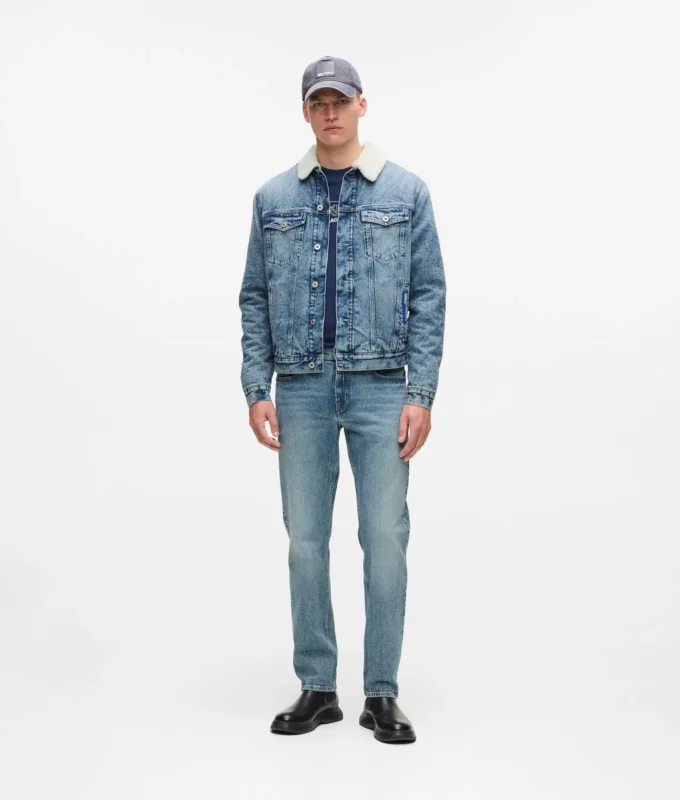 Chaqueta vaquera de piel de oveja