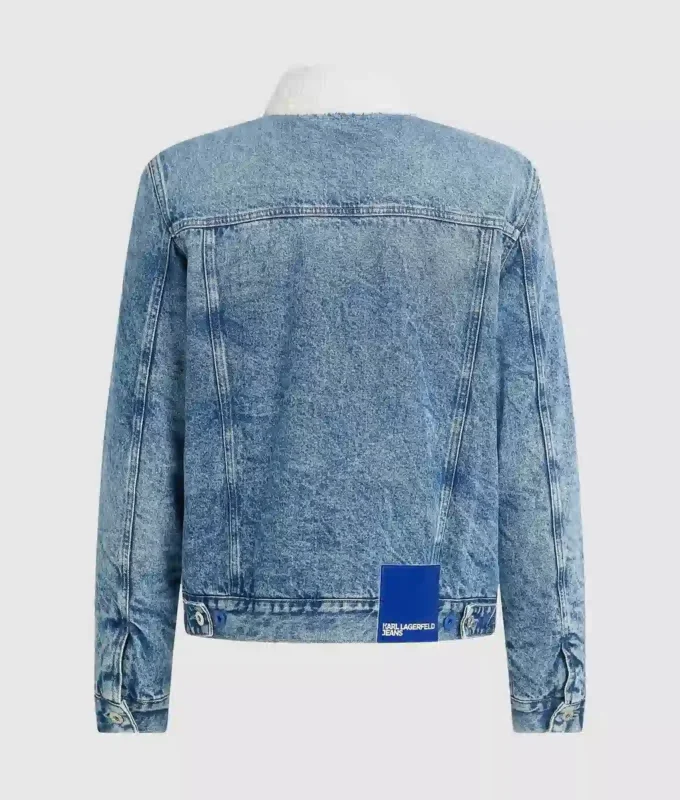 Chaqueta vaquera de piel de oveja