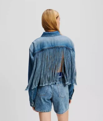 CHAQUETA VAQUERA RELAJADA CON FLECOS