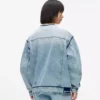 Chaqueta vaquera sin cuello Chaqueta vaquera sin cuello