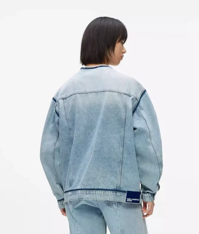 Chaqueta vaquera sin cuello Chaqueta vaquera sin cuello