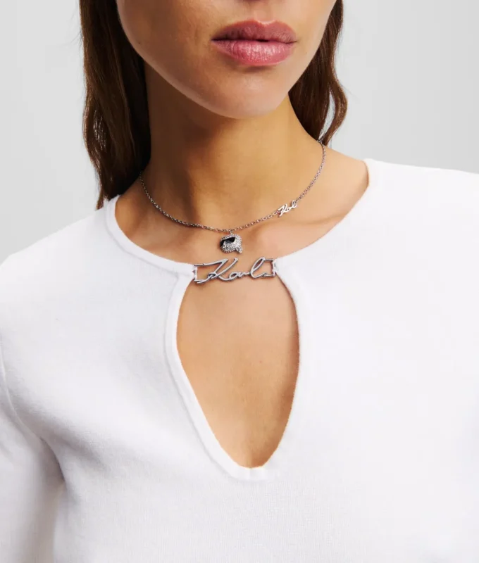 COLLAR CON COLGANTE IKON PAVÉ COLLAR CON COLGANTE IKON PAVÉ
