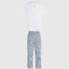 Conjunto de pijama a rayas Conjunto de pijama a rayas