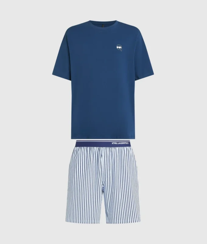 CONJUNTO DE PIJAMA A RAYAS IKON CONJUNTO DE PIJAMA A RAYAS IKON