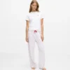 Conjunto de pijama con estampado de corazones Conjunto de pijama con estampado de corazones