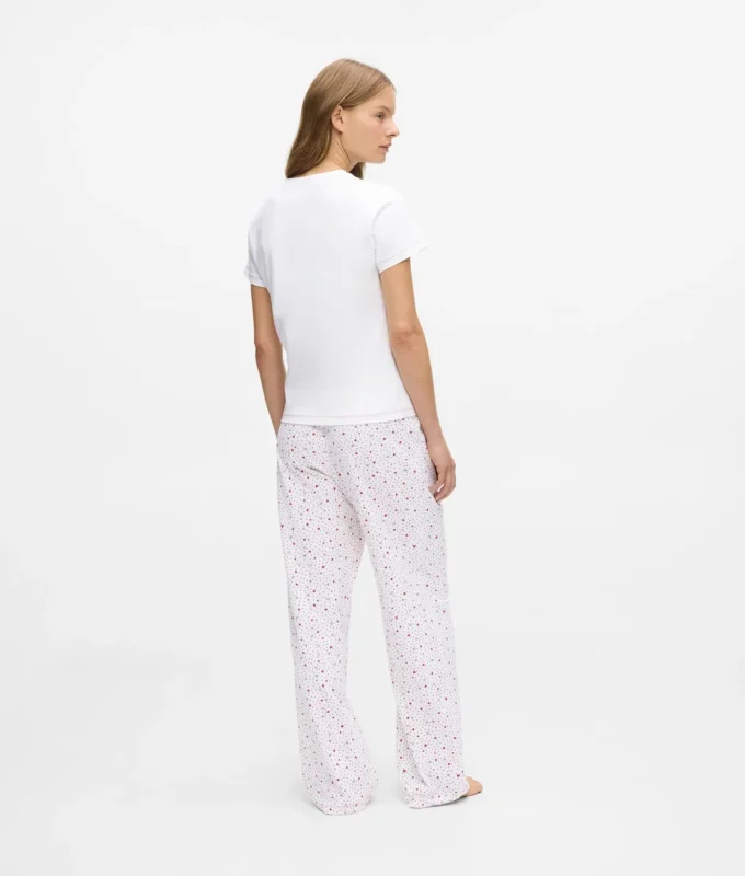 Conjunto de pijama con estampado de corazones Conjunto de pijama con estampado de corazones