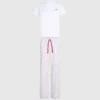 Conjunto de pijama con estampado de corazones Conjunto de pijama con estampado de corazones