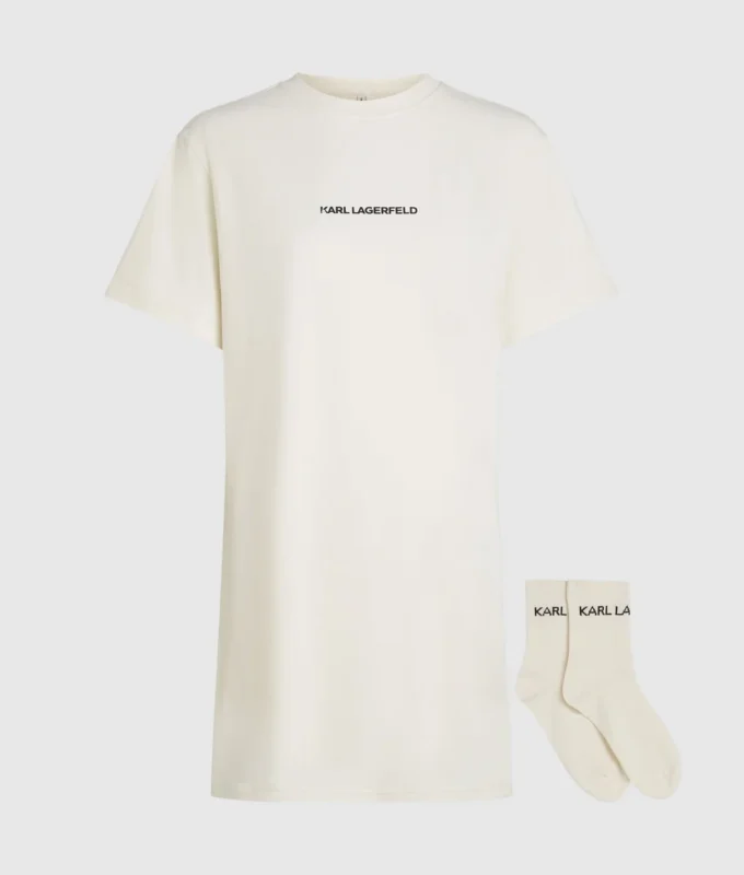 Conjunto de pijama con logotipo Conjunto de pijama con logotipo