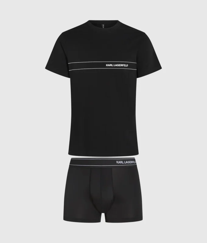 Conjunto de pijama con logotipo Conjunto de pijama con logotipo